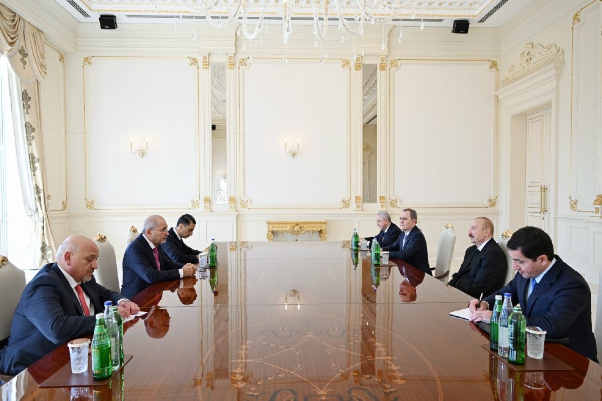 Prezident İlham Əliyev İordaniya Baş nazirinin müavinini qəbul edib