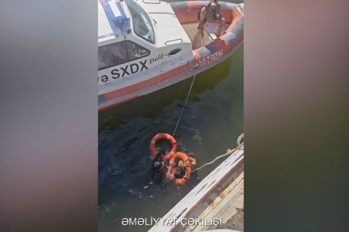 Bulvarda dənizdə batma təhlükəsi olan şəxs xilas edilib 