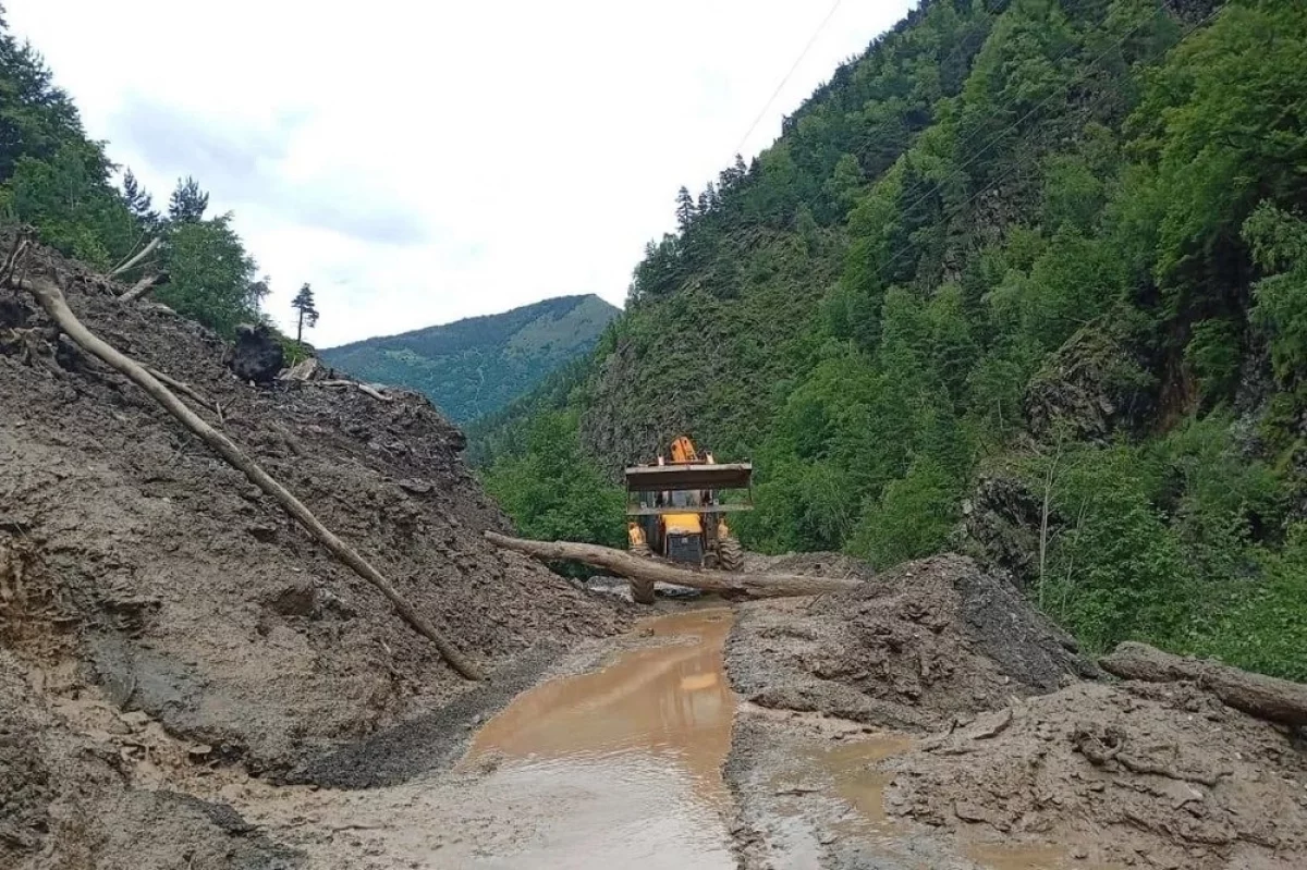 Dağıstanda 18 kənd nəqliyyat əlaqəsindən məhrum qalıb