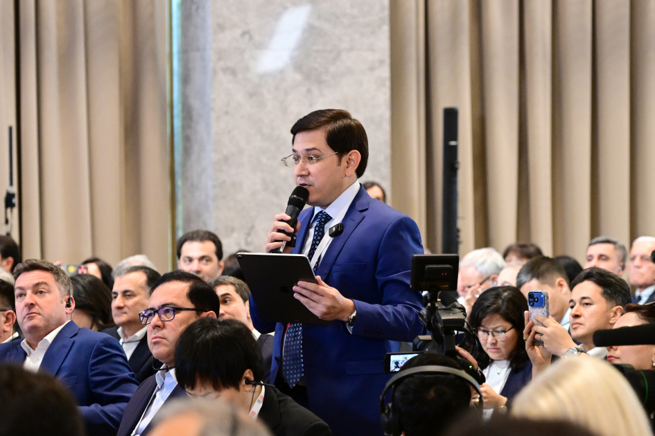 Prezident İlham Əliyev IV Şuşa Qlobal Media Forumunun açılışında iştirak edib - YENİLƏNİB - 2 - Foto 5