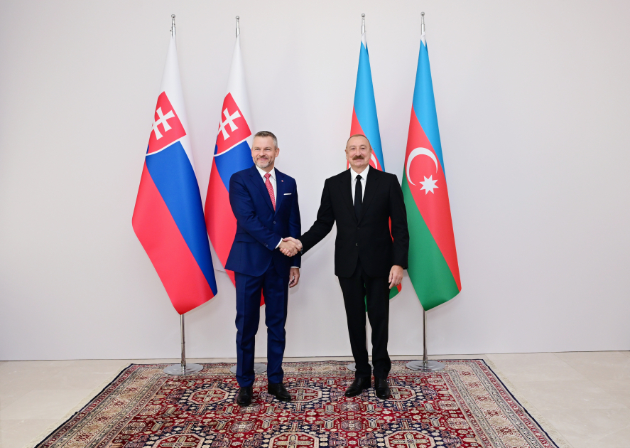Slovakiya Prezidentinin Şuşada rəsmi qarşılanma mərasimi olub