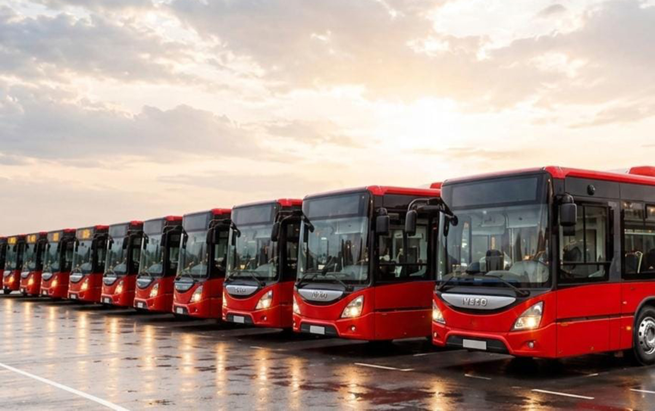 Daha bir marşrut xəttinin avtobusları yenilənir