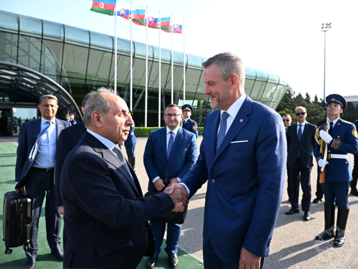 Slovakiya Prezidentinin Azərbaycana səfəri başa çatıb 