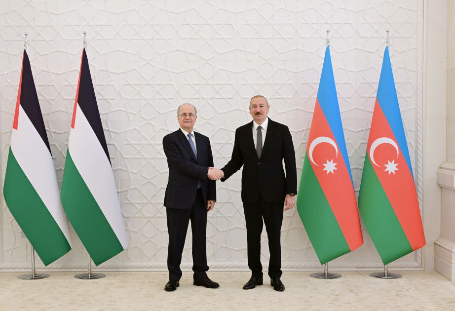 İlham Əliyev Fələstinin Baş nazirini qəbul edib