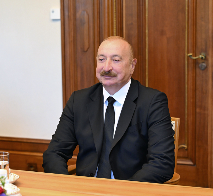Azərbaycan və Almaniya prezidentlərinin geniş tərkibdə görüşü olub - YENİLƏNİB - Foto 5