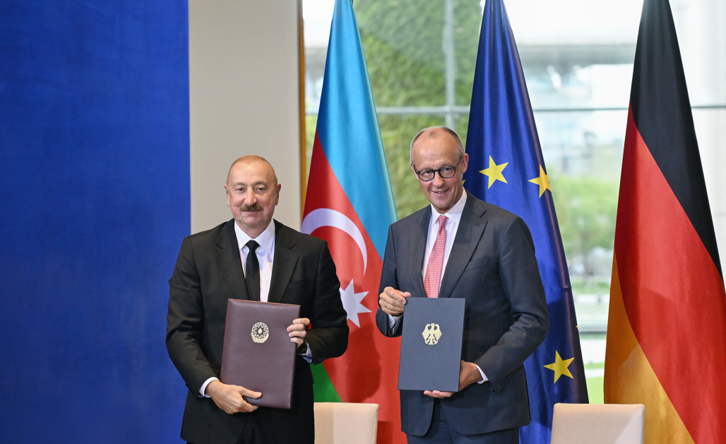 Berlində Azərbaycan-Almaniya sənədləri imzalanıb - Foto 5