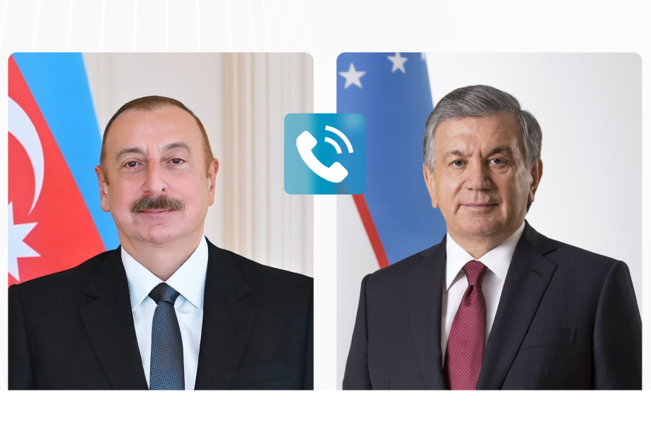 Prezident İlham Əliyev Şavkat Mirziyoyevə zəng edib