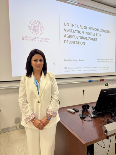 Nazirliyin əməkdaşı İtaliyada AƏMQET proqramı üzrə PhD elmi dərəcəsi alan ilk azərbaycanlı qadın olub