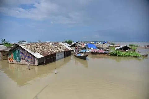 Hindistanda daşqınlar olub, çox sayda ölən var