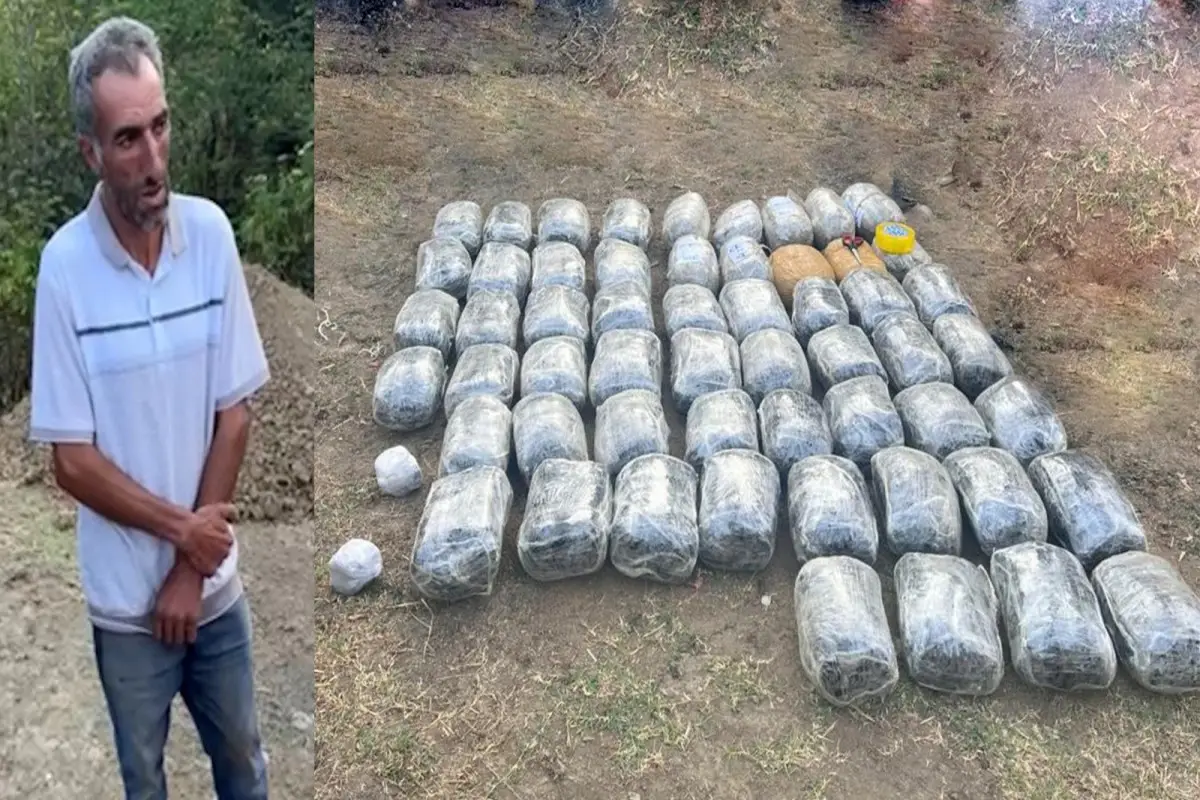 Azərbaycana qaçaqmalçılıq yolu ilə gətirilən 62 kq narkotik aşkarlanıb