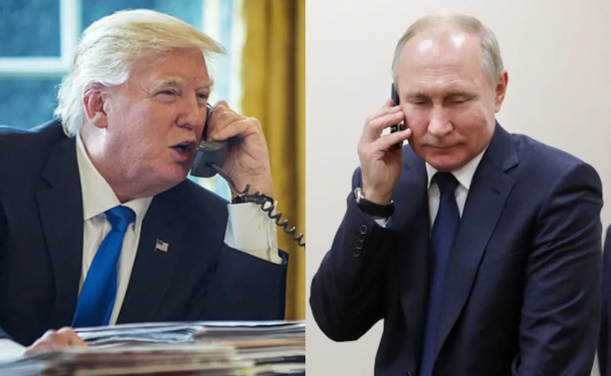 Putin və Tramp arasında 75 dəqiqəlik telefon danışığı olub