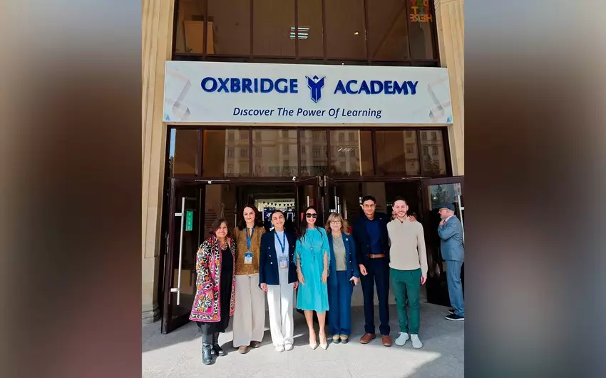 Leyla Əliyeva "Oxbridge Baku" Akademiyasında olub - FOTO