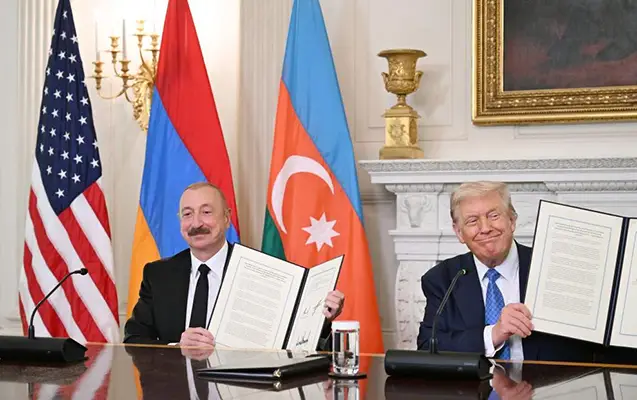 Ağ Ev Azərbaycan prezidentinin postunu paylaşdı - Foto