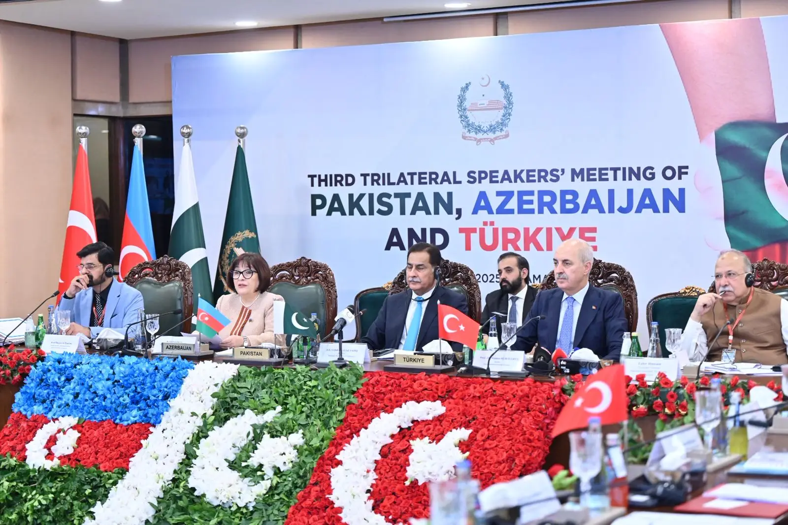 Azərbaycan-Pakistan-Türkiyə parlament sədrlərinin üçüncü üçtərəfli görüşü keçirilib - YENİLƏNİB