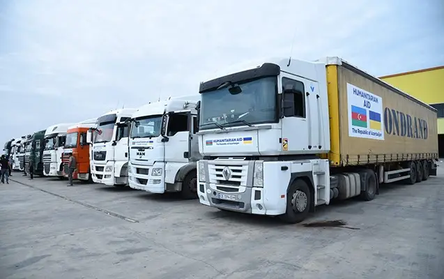 Ukraynaya elektrik avadanlıqlarından ibarət növbəti humanitar yardım göndərilib - FOTO