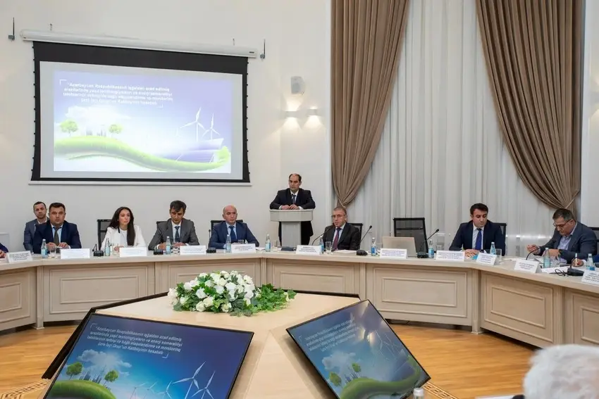 İşğaldan azad edilmiş ərazilərdə yaşıl enerji həlləri müzakirə olunub