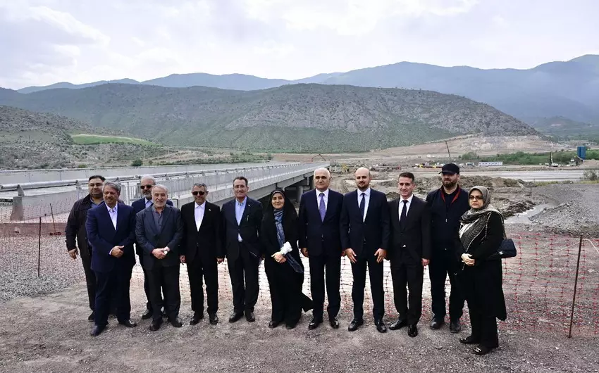 Araz çayı üzərində Ordubad SES-in ümumi tikinti işlərinin 60 %-i yekunlaşıb - FOTO