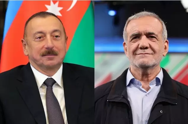 Məsud Pezeşkian Prezident İlham Əliyevi təbrik edib