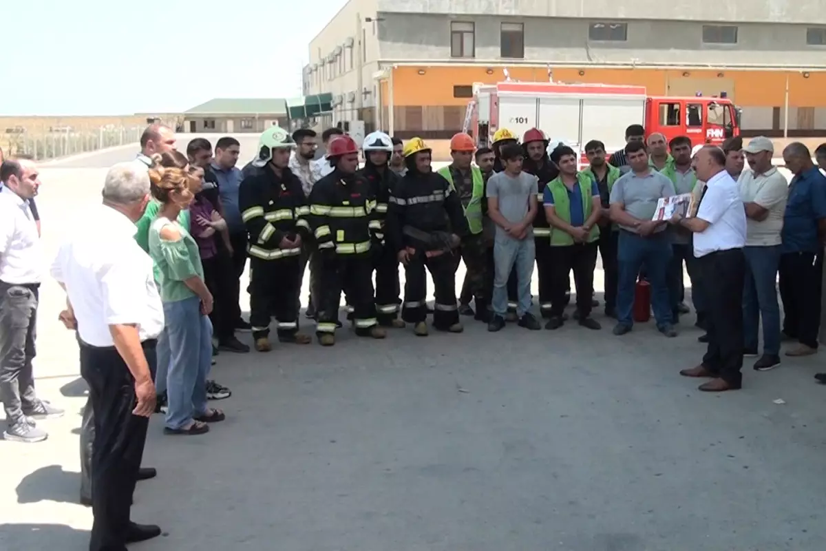 FHN anbar sahəsində təlim keçirib (VİDEO)