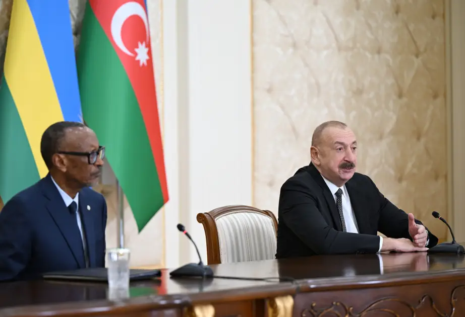 İlham Əliyev: Azərbaycan ilə Ruanda yaxşı tərəfdaş və dostlardır