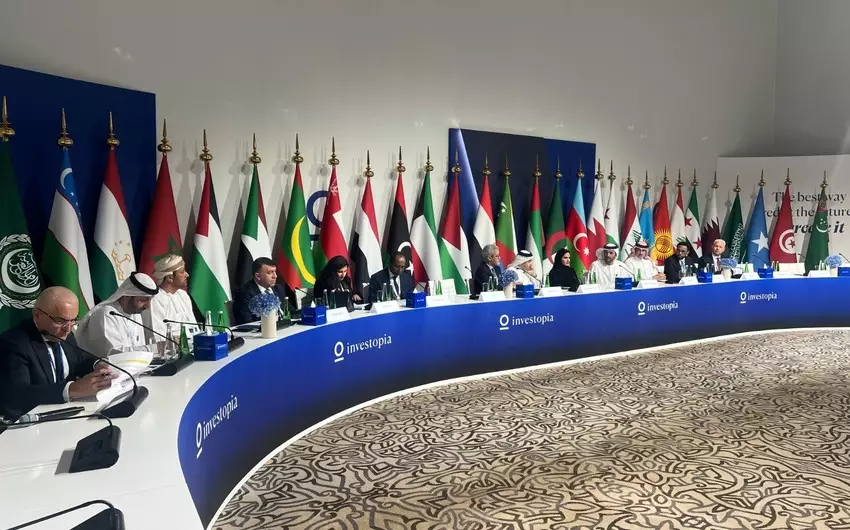 Əbu-Dabidə Ərəb ölkələri-Mərkəzi Asiya-Azərbaycan biznes forumu keçirilib - FOTO