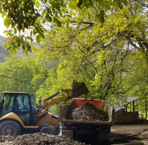 Yağış Naxçıvanda yol infrastrukturuna ziyan vurub