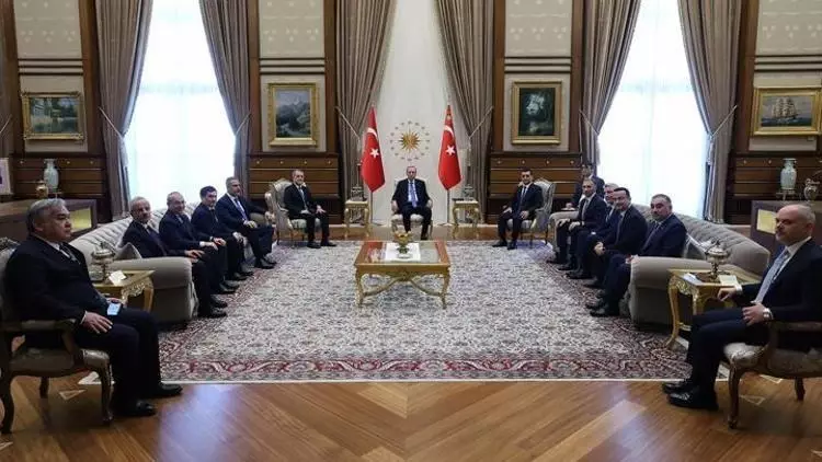 Ərdoğan azərbaycanlı nazirləri qəbul etdi