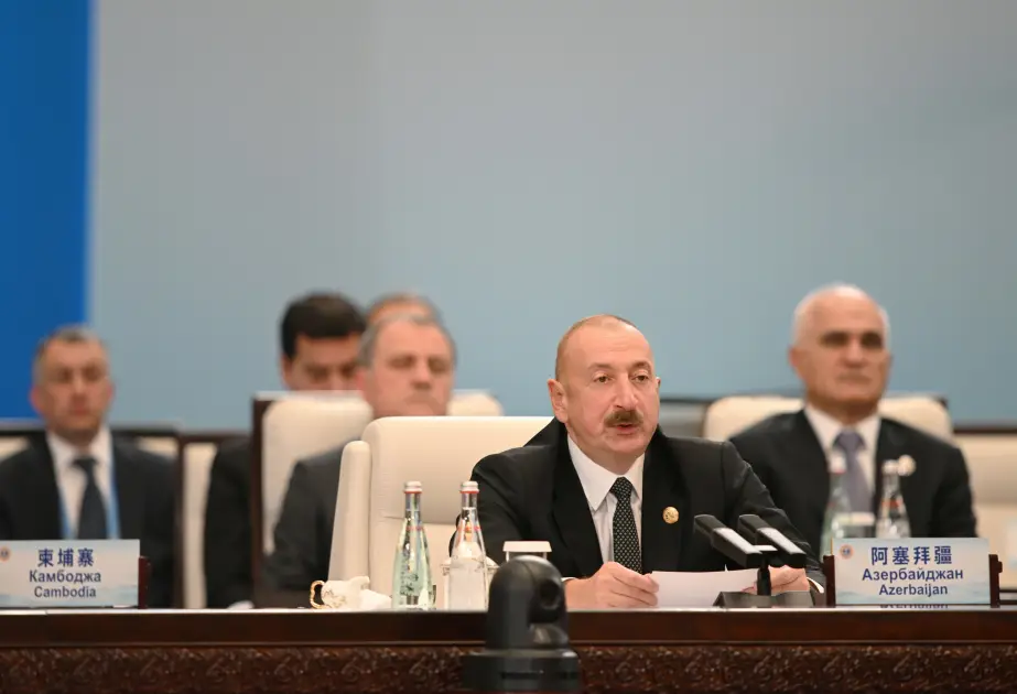 Prezident İlham Əliyev: Azərbaycan regionda Çinin etibarlı tərəfdaşıdır