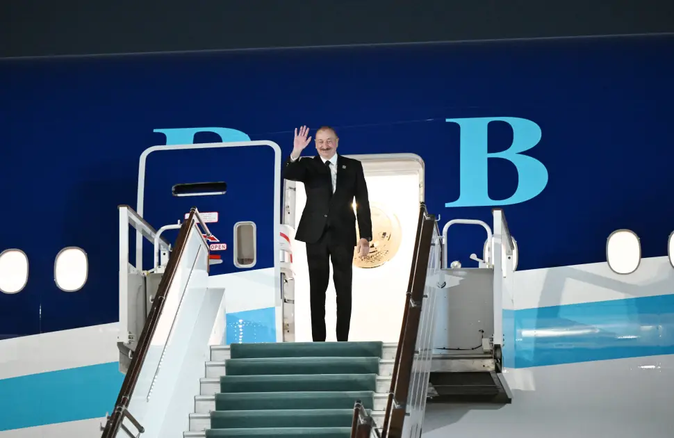 Prezident İlham Əliyevin Özbəkistana səfəri başa çatıb