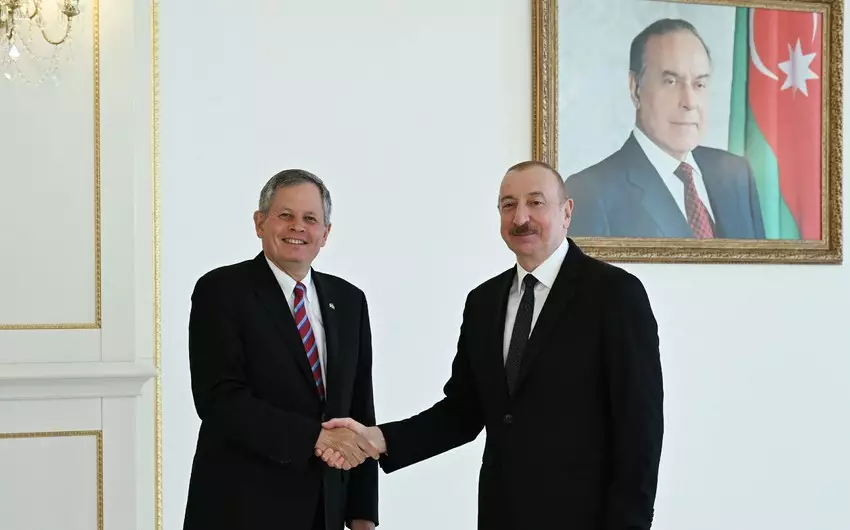 İlham Əliyev ABŞ Senatının Xarici Əlaqələr Komitəsinin üzvünü qəbul edib - YENİLƏNİB