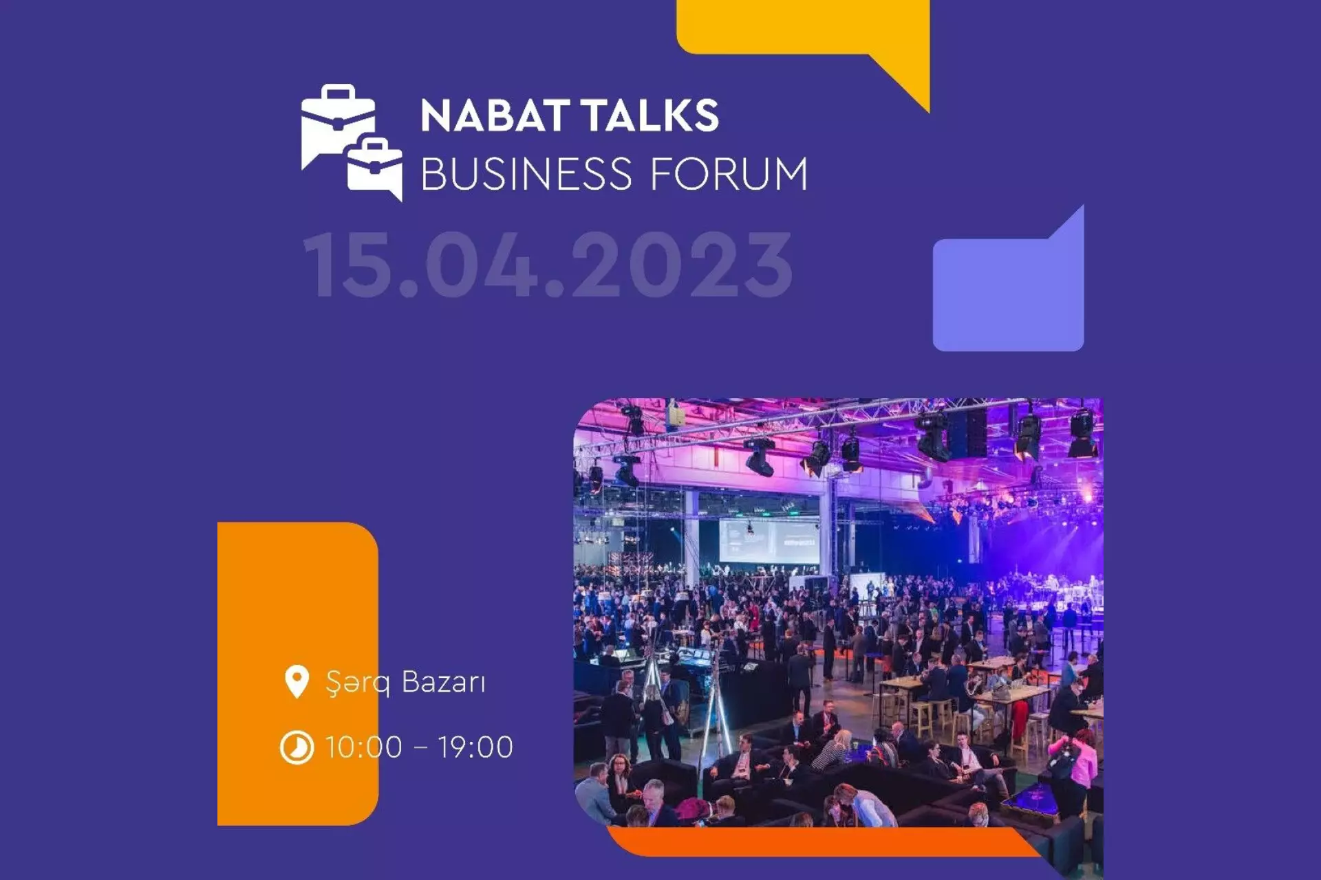 Nabat Talks Biznesin İnkişafı və Netvorkinq Forumu keçiriləcək