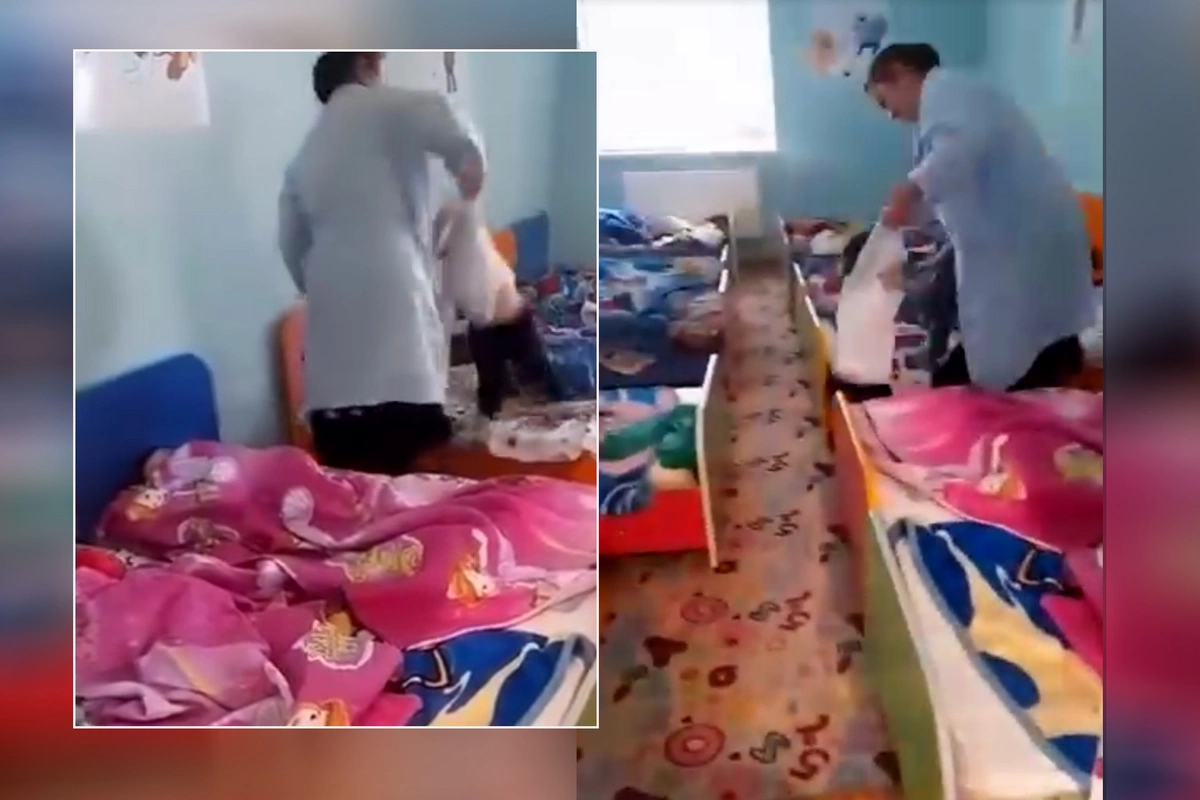 Tovuzda bağçada azyaşlını döyən dayə işdən çıxarılıb - YENİLƏNİB -  VİDEO
