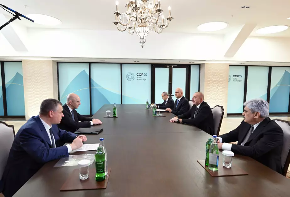 Prezident İlham Əliyev Rusiyanın maliyyə naziri və Dövlət Dumasında fraksiya rəhbəri ilə görüşüb - YENİLƏNİB