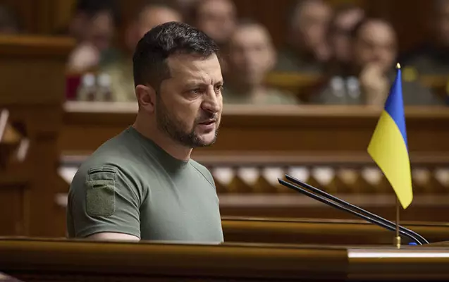 Zelenski: "Ukrayna qüvvələri 1991-ci il sərhədlərinə qayıdarsa, Kiyev danışıqlara hazır olacaq"