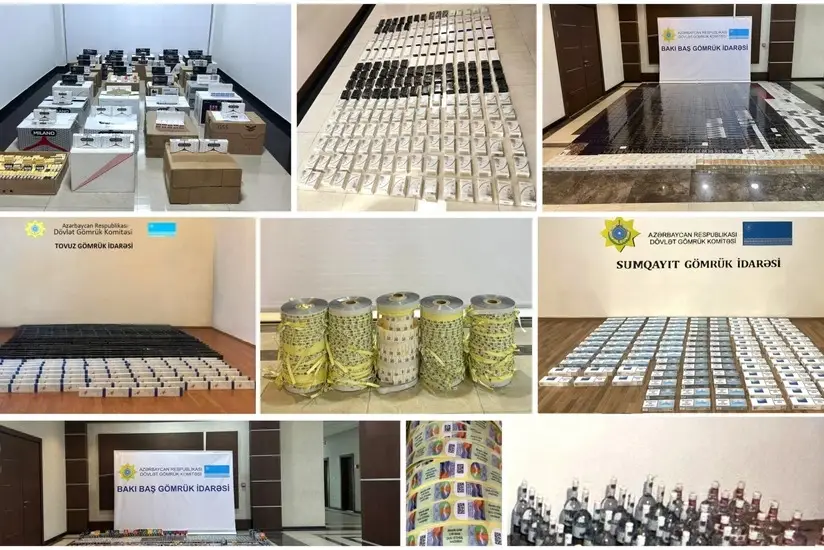 Azərbaycana 40 milyon ədədə yaxın siqaretin gətirilməsinin qarşısı alınıb