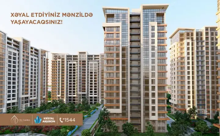 Xəyal etdiyiniz mənzildə yaşayacaqsınız! – City Garden Narimanov