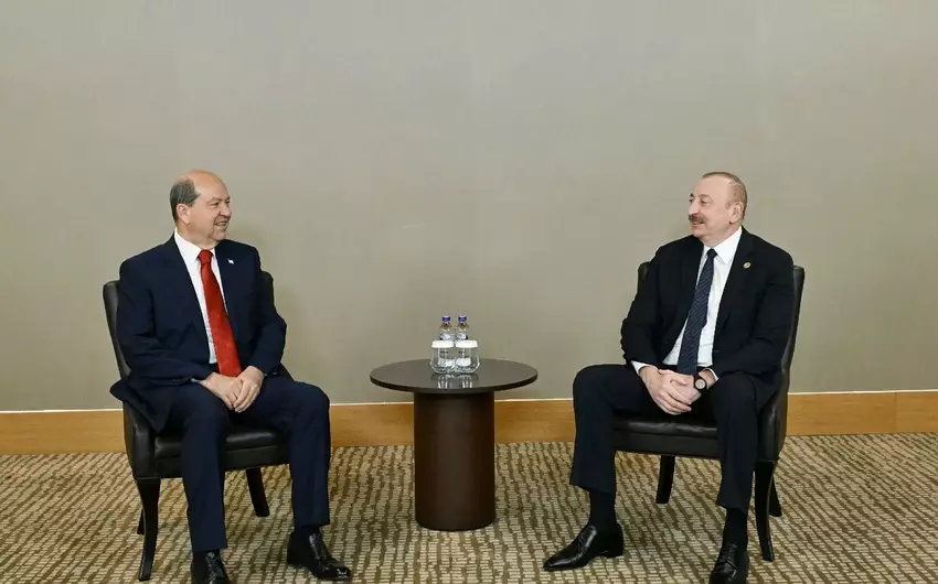 Prezident İlham Əliyev Antalyada Ersin Tatarla görüşüb - YENİLƏNİB