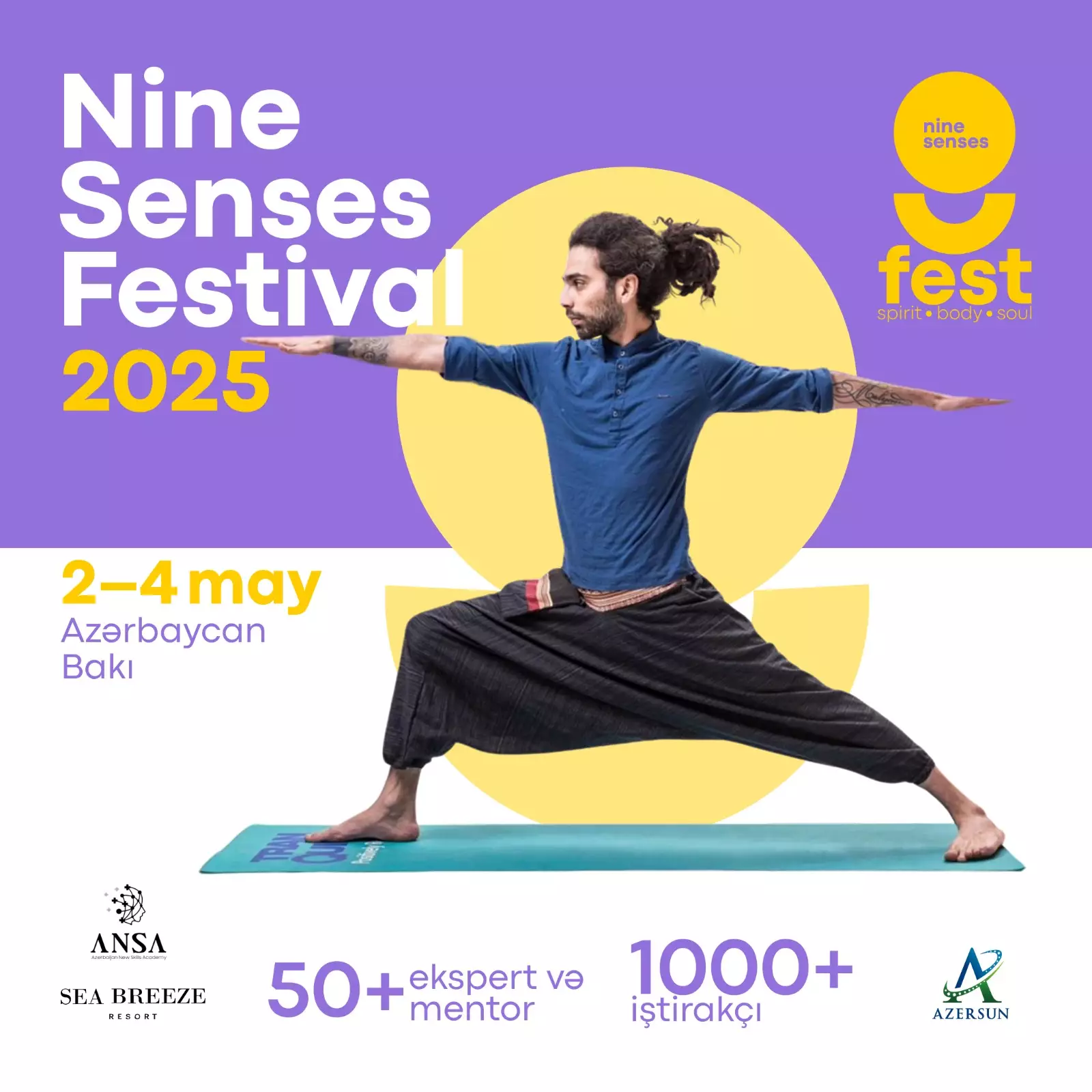 “Azərsun Holdinq”in baş sponsorluğu ilə “Nine Senses Fest 2025” keçiriləcək