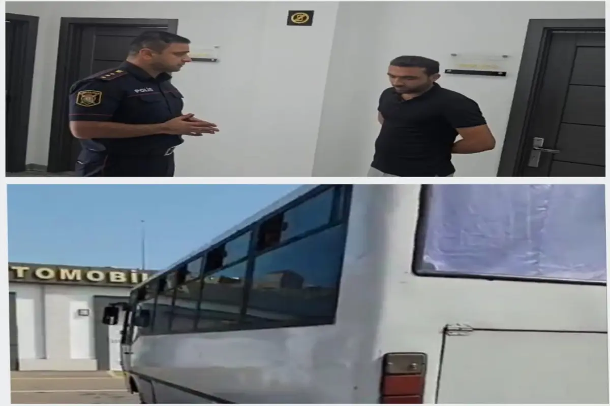 Sərxoş vəziyyətdə sərnişin daşıyan avtobus sürücüsü həbs edilib