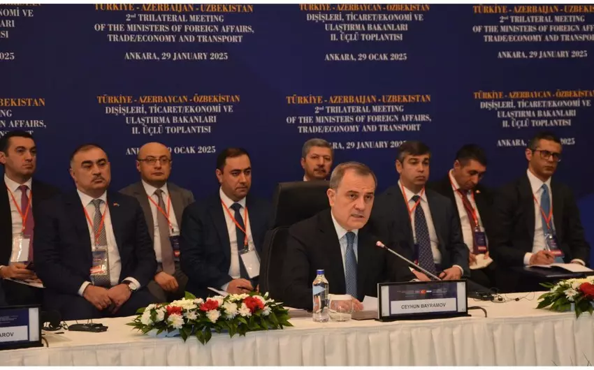 Ceyhun Bayramov: Xəzər, Qara və Aralıq dənizini əhatə edən bölgənin çox böyük nəqliyyat daşıma potensialı müzakirə mövzusu olub