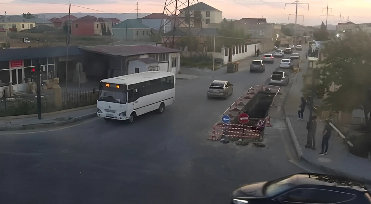 Bakıda təmirə görə bağlanan yol açıldı