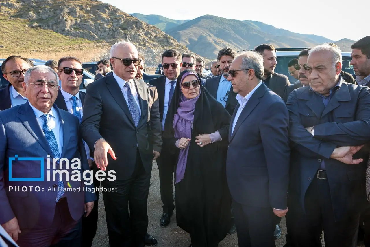 Şahin Mustafayev və Fərzanə Sadeq Araz dəhlizində görülən işlərlə tanış olublar