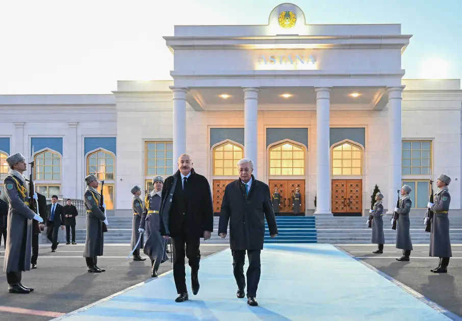 Prezident İlham Əliyevin Qazaxıstana səfəri başa çatıb