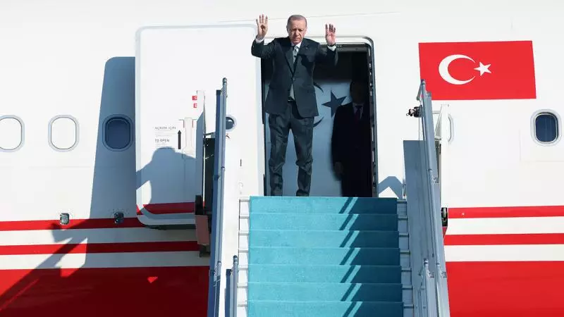 Ərdoğan Azərbaycana yola düşüb
