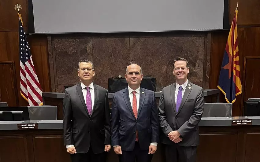 Azərbaycanın baş konsulu Arizona ştatının yüksək vəzifəli şəxsləri ilə görüşlər keçirib