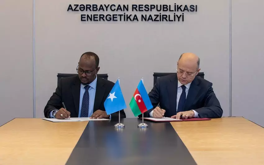 Azərbaycan Somali ilə neft-qaz sahəsində əməkdaşlığa dair Anlaşma Memorandumu imzalayıb