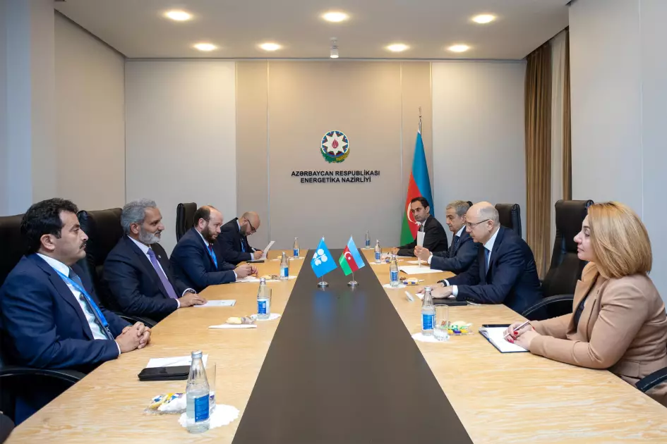 Energetika naziri OPEC-in Baş katibi ilə görüşüb - FOTO