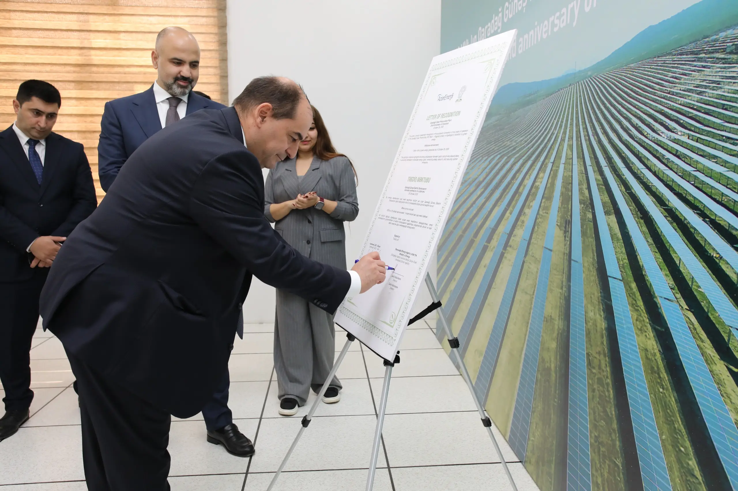 "Qaradağ" GES-də 1 milyard kilovat-saat elektrik enerjisi istehsal olunub