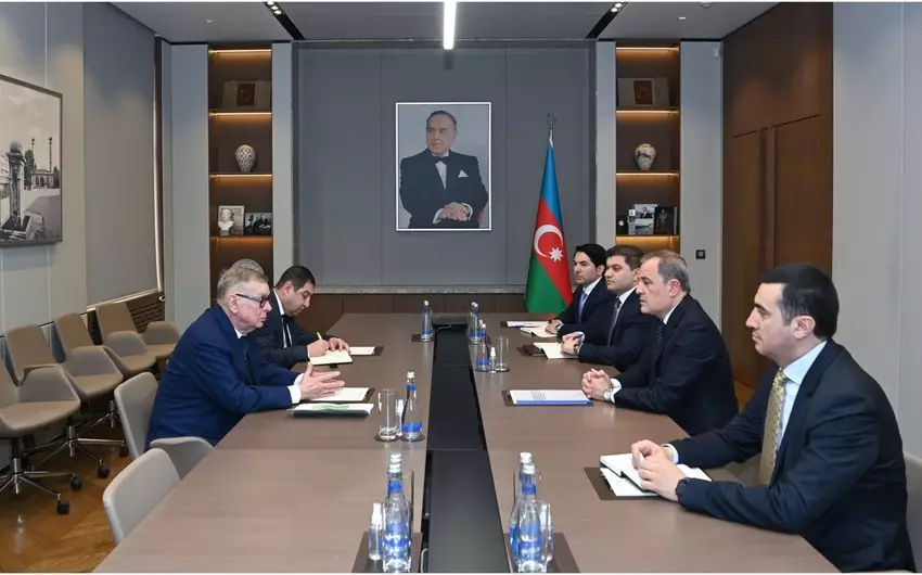 Ceyhun Bayramov BMT Baş katibinin köməkçisi ilə görüşüb - FOTO