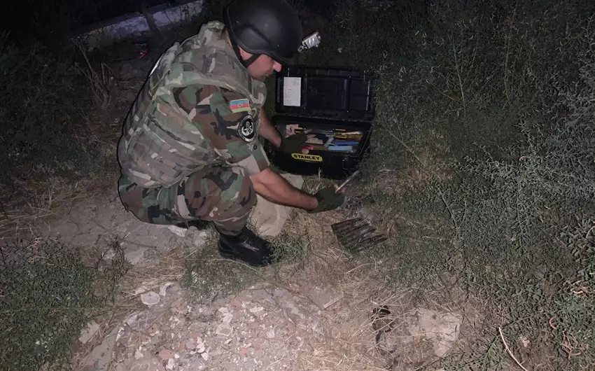 Abşeronda hərbi sursat aşkarlanıb